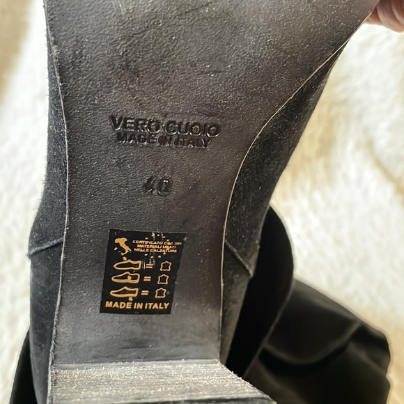 Free people Otalian vero cuoio suede heeled booties 40 - Picture 10 of 11